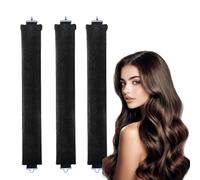 Heatless Curls Band, Overnight Curls Without Heat for All Hair Types, Heatless DIY Blowout Hair Curler for Sleeping, Overnight Curling Tape for Long Medium Hair, Pack of 3