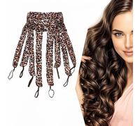 Heatless Hair Curler for Long Hair Eight Rolls Adjustable No Heat Curler Headband, Lazy Person's