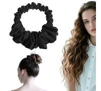 Heatless Hair Curler,Heatless Curls Overnight, Black Hair Ties Heatless Curling Scrunchie No Heat Curls for Long Hair, Soft Sleep-in Hair Roller