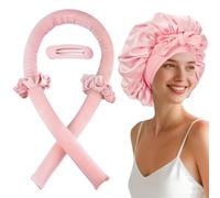 Heatless Hair Curler, Soft Hair Curlers to Sleep in Heatless Curls Overnight for Natural Curls, No Heat Curling Rod Set with Satin Bonnet for Most Hairtypes Women and Girls 2
