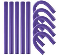 Heatless Hair Curlers Jumbo Flexible Curling Rods Bendable Twist Flexirod Soft Foam No Heat Hair Rollers for Long Medium Hair