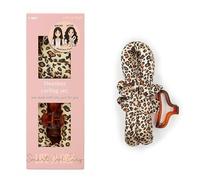 Heatless Hair Curling Set - No-Heat Silk Ribbon with Claw Clip for Overnight Curls - LIFE IN KAIF Soft Hair Curler for Long Hair, Women, Damage-Free Styling (Multiple Colors) (Wild Chic, Regular)