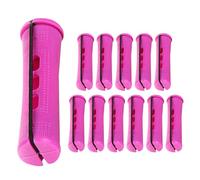 Heatless Hair Rollers - ABS, 12 x Hair Rollers for Long Hair with Elastic Bands, Durable Material, Heartwarming Gift, Heat-free Styler for Night Use at Home and Travel
