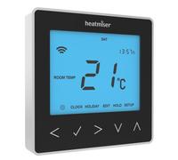 Heatmiser Black NeoStat-E 230V Programmable Thermostat for Electric Under Floor Heating
