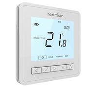 Heatmiser NeoAir V3 Smart Wireless Programmable Room Thermostat for Use with RF Switch UH8-RF NeoHub (Glacier White)