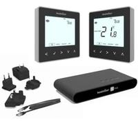 Heatmiser neoKit2 Smart Heating Thermostat & Hub Kit Black