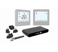 Heatmiser neoKit2 Smart Heating Thermostat & Hub Kit Silver
