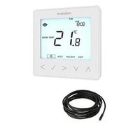Heatmiser Neostat-E Programmable Thermostat, Compact Wall Unit With App Control And Adaptive Preheat.