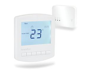 Heatmiser Slimline RF V3 Kit Wireless Programmable Thermostat and Heatmiser RF Switch V2 Receiver Bundle