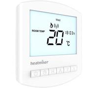 Heatmiser Wireless Thermostat Slimline-RF V3, white