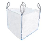 HEATON WHOLESALE 10 X Heavy Duty 85X85X85Cm Industrial Woven White Fibc Builders Rubble Sacks