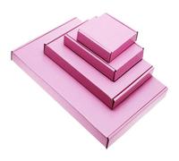 HEATON WHOLESALE 100 X C4 (32.5Cm X 22.7Cm X 2Cm) Bright Pink Mini Postal Mailing Large Letter Die Cut Boxes