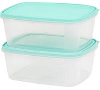 HEATON WHOLESALE 12 X 1L Reusable Microwave Safe Plastic Food Containers Complete Wit Airtight Lids