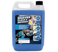 HEATON WHOLESALE 2 X 5 Litre Blue Shaver Clean & Refresh Cleaning Solution Ideal For Removing Residual Hair & Skin Particles