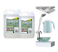 HEATON WHOLESALE 2 X 5L Super Vinegar 20% Strong Cleaning For Sanitising, Cleaning & Descaling