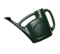 HEATON WHOLESALE 2 X 6L Green Garden Watering Can Complete With Detachable Sprinkler Head & Handle