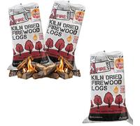 HEATON WHOLESALE 3 X Softwood Ready To Burn Kiln Dried Firewood Log For Outdoor Open Fire Pits