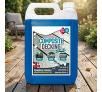 HEATON WHOLESALE 4 X 5L Fast Acting Composite Decking Cleaner Powerful Surface Treatment Removes Dirt & Grime