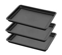 HEATON WHOLESALE Easy To Clean Large 32Cm Multi-Pack 3 Pack Essentials Non-Stick Baking Trays