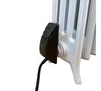 Heatpol Horizontal Electric Radiator Element, Column Radiators, Cast Iron, Steel, Aluminium (900W, Anthracite)