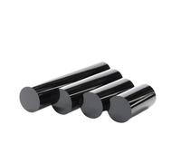 Heatproof Black Zirconia Solid Rods - Durable Ceramic Round Rods for Industrial Use - Wear-Resistant ZrO2 Rods 1pc(8 * 100mm)