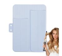 Heatproof Mat - 28.7x19.7 Straighteners Pouch, Curling Iron Pad, Silicone Storage Pouch Mats for Hair Straightener | -Resistant Portable Curling Iron Mat for Home, Dressing Table, Gym