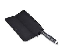 Glamza Hair Straightener Mat & Pouch - Made from Heat Resistant Safety Felt - Ideal for Home & Travel (Black)