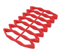 Heatproof Mat for Hot Pans Pots 230C Safe Black(red)