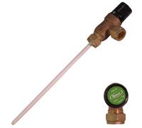 Heatrae Sadia - 7 Bar 15mm X 15mm Pressure & Temperature Relief Valve 200mm Probe 95607994 95605045