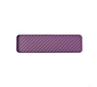 Heatresistant Silicone Tray Mat for Kitchen Counters Offering Flexibility and Firmness for Dish Drying and Food Preparation (Purple)