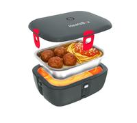 HeatsBox GO 2.0 Electric Lunch Box - Food Warmer for Reheating Food, App-Controlled Insulated Lunch Box, Built-in Battery, Leakproof Stainless Steel Bowl (925 ml), 100 watts