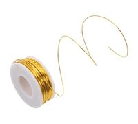 HEATSHAKING 1 Roll Gold Aluminum Crafts Wire: Jewelry Crafting Flexible Wire Metal Artistic Floral Binding Straps For Jewelry Beading DIY Holiday Decor 72ft/22m
