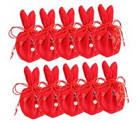 HEATSHAKING 10-Pack Lavender Sachets Empty Drawstring Bags for Fragrance Ancient Style Pouch Set for Wardrobes and Home Decor