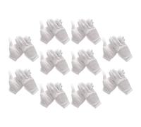 HEATSHAKING 10 Pairs Anti Static Gloves with Red Stripe Edge, Dual-sided Esd Protective Work Gloves for Electronics Repair and PC Building in Dust-free Environments