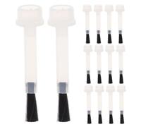 HEATSHAKING 100pcs Replacement Nail Polish Bottle Brush Nail Polish Brush Replacement 1.77x0.43x0.43in Nylon Versatile