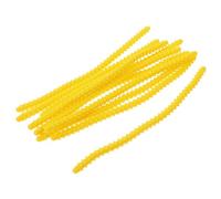 HEATSHAKING 10pcs Large Yellow Silicone Spiral Perm Rods Hair Curlers for Women Flexible Reusable Hair Rollers Practical Perming Tools for Home Salon Use
