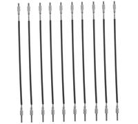 HEATSHAKING 10pcs Metal Tailgut Cords for Non Slip Wire Replacement Accessories Secure Grip for Enhanced Sound Quality and Performance Essential Parts Kit