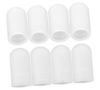 HEATSHAKING 10Pcs Silicone Drumstick Caps Mute Tips for Practice Lightweight Drum Accessories for Enhanced Skills for Home the Fit
