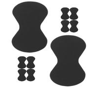 HEATSHAKING 10pcs Silicone Grips for Guitar Pick Self-adhesive Non-slip Pick Grips Anti-slip Supplies Black Comfortable for Guitar Playing