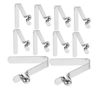 HEATSHAKING 10pcs Spring Clips for Umbrellas Kayak Paddle Snaps Telescopic Pole Fasteners Durable Resistant Construction for Various Uses Effortless Snap Operation Reliable Performance