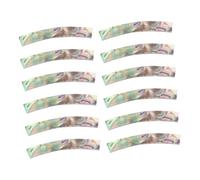 HEATSHAKING 12pcs Guitar Sound Hole Rosette Decoration Sticker for Acoustic Guitar Soundhole Inlay Stickers for Sound Hole Rosette