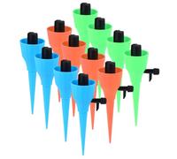 HEATSHAKING 12pcs Plant Drip Feeder Automatic Watering Kits with Adjustable Irrigation Drippers for Bonsai and Plants, Slow Watering Device Made of Sturdy Pp Material, for Garden and Shop Use