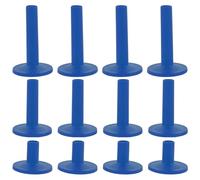 HEATSHAKING 12pcs Plastic Drum Cymbal Sleeves with Felt Pads Drum Accessories Set for Kits Protects The and Extends Service Life with Stylish Appearance