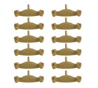 HEATSHAKING 12pcs Replacement Violin Shoulder Rest Feet Rubber Claws Ergonomic Support for Comfortable Rehearsals and Musical Settings Suitable for Beginners and Violinists