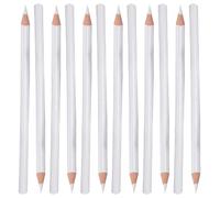 HEATSHAKING 12pcs White Nail Dotting Pens Wood Wax Picker Pencils for Natural and Acrylic Nails Suitable for Manicure and Professional Use Rhinestone Picker Tools