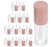 HEATSHAKING 14 pcs Clear Lip Gloss Containers with Large Wand Refillable Plastic Tubes for Lip Balm Portable and Lightweight Cosmetic Storage