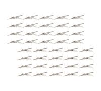 HEATSHAKING 150Pcs Mini Metal Crocodile Clips 4.5Cm with Spring for Photo Frame Holding, DIY Craft Hair Clips for Styling and Picture Display Accessories in Bulk