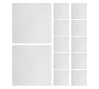 HEATSHAKING 15pcs Qualitative Filter Papers Assorted Medium Fast Slow Speed 30x30cm Square Laboratory Experiment Sheets for Scientific Filtration and Lab Tools