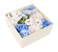 HEATSHAKING 1pc Flower Box Square Rose Flower Arrangement for Valentine Day Home Decor Holiday Celebrations and Special Occasions