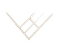 HEATSHAKING 1Pc Stainless Steel Eyebrow Measuring Tool Golden Ratio Ruler for Makeup Lightweight and Durable Design for Microblading and Eyebrow Positioning